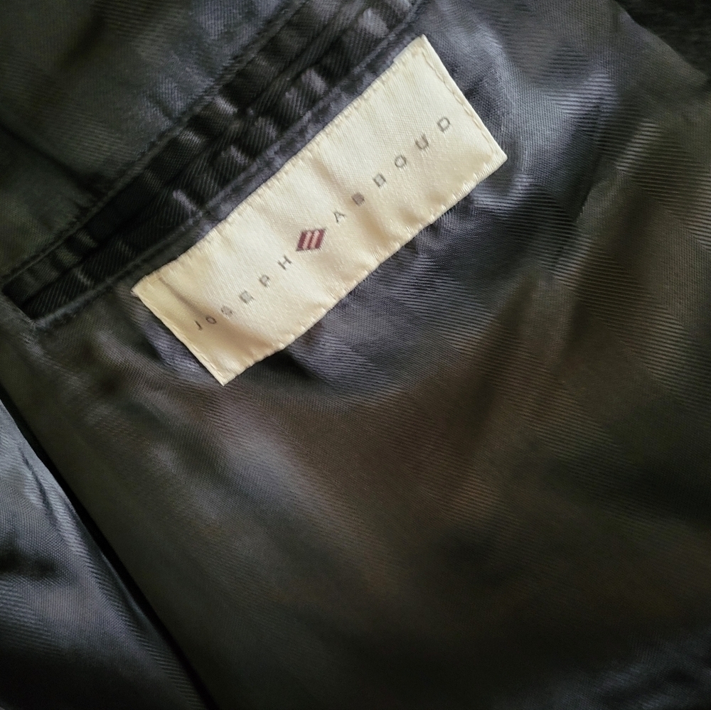 Joseph Abboud Men's Classic Black Coat - Picture 3 of 13